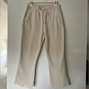 Anthropologie Saturday Sunday Cream Sweatpants Size Small